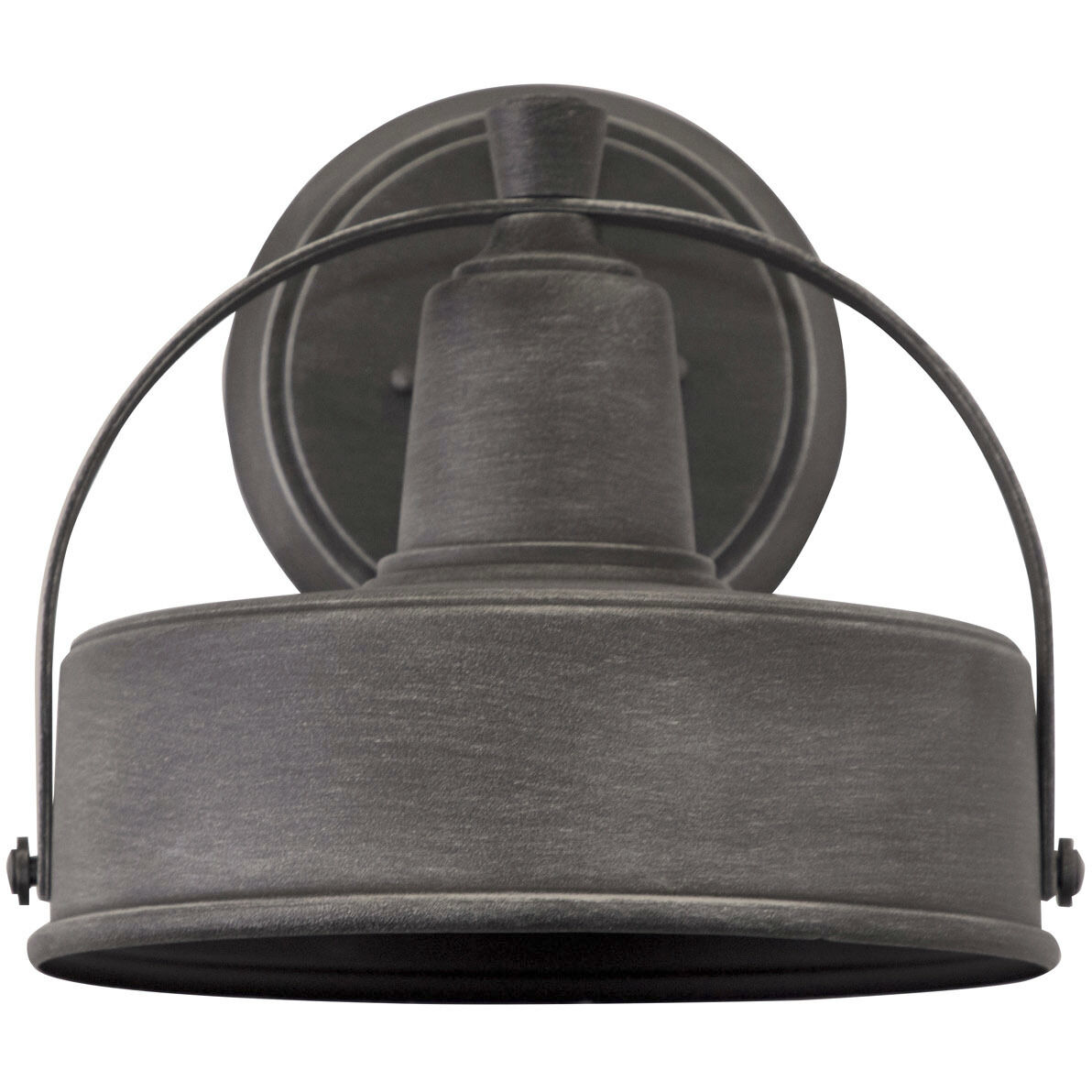 Portland 1 Light 10 inch Weathered Pewter Outdoor Wall Lantern